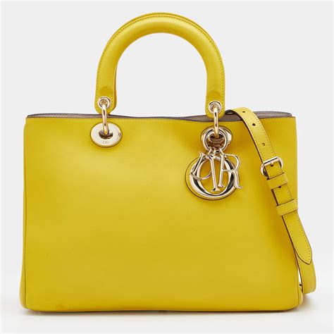 dior bag yellow